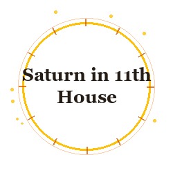Saturn in 11th House